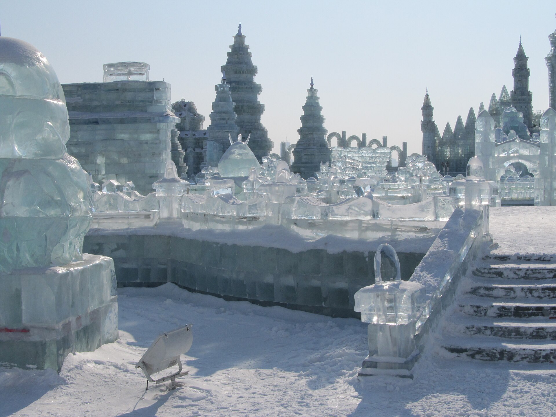 Harbin Ice Snow World night, Harbin