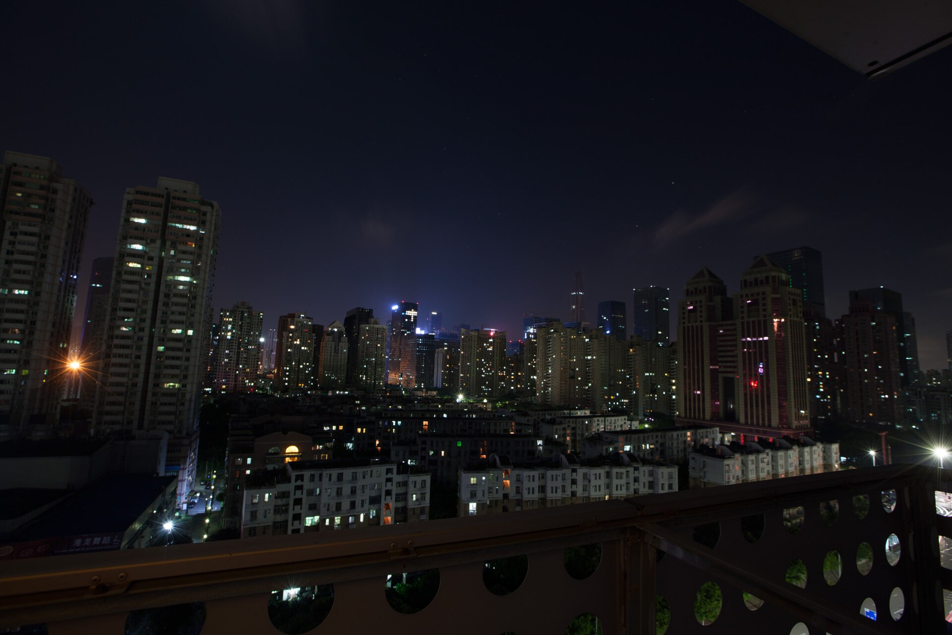 Shenzhen skyline night, Shenzhen